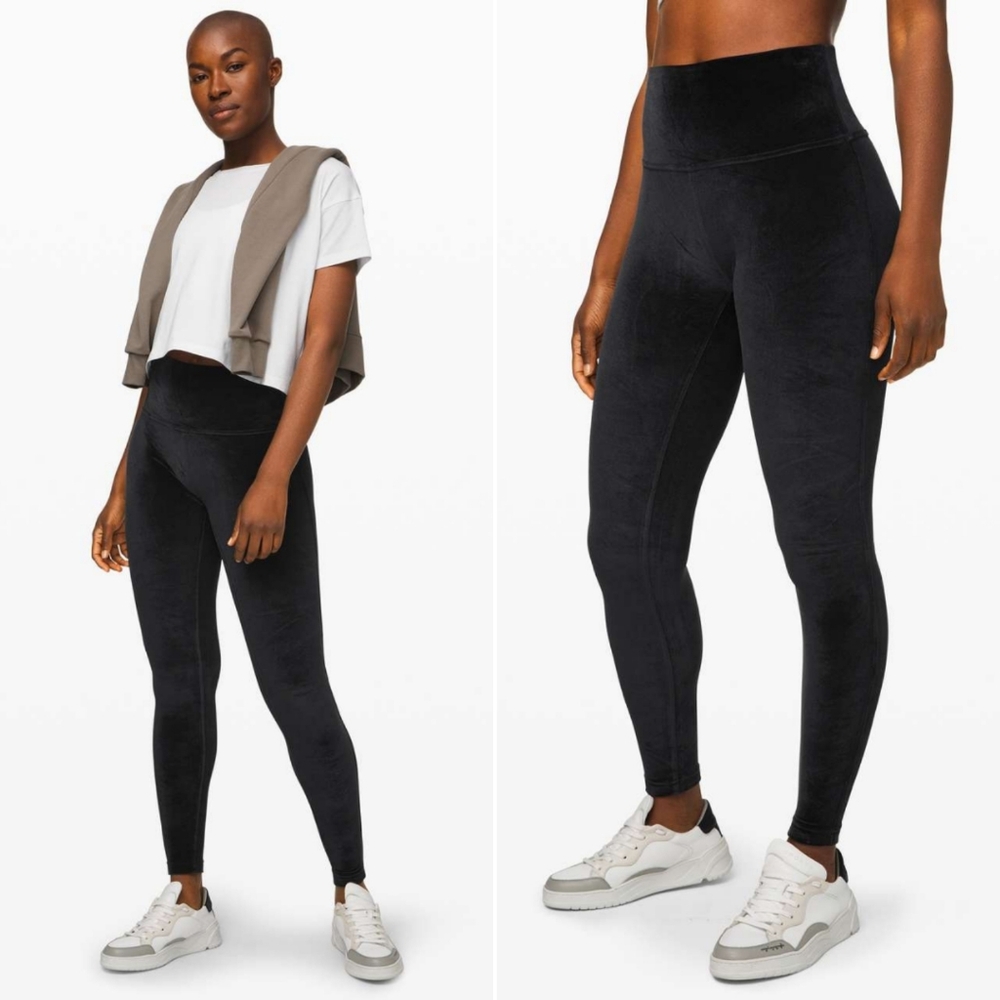 Lululemon Wunder Lounge High Rise Tight Leggings in Velvet Black